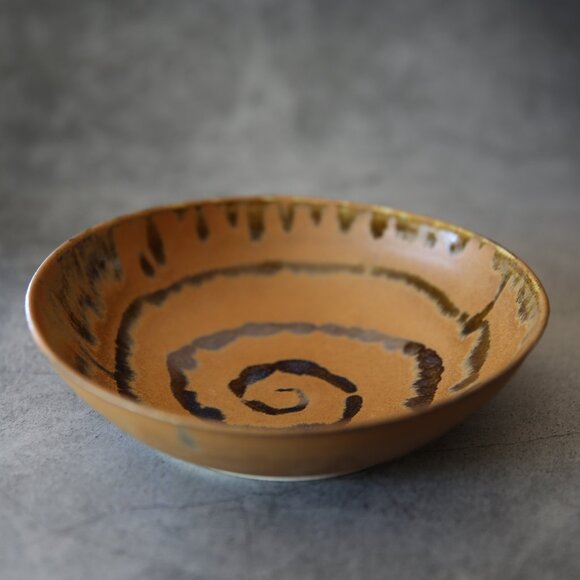 Set of Two Pottery Bowls Artisan Signed - Picture 6 of 10